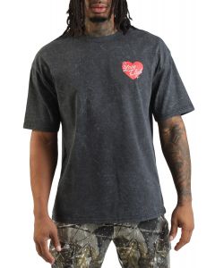 Love Club T-Shirt  Acid Black
