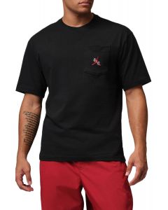 Jordan T-Shirt Black/Gym Red
