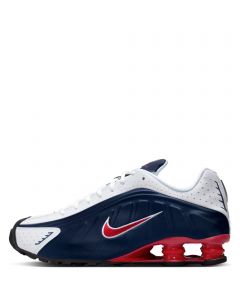  Shox R4 Midnight Navy/Gym Red-White