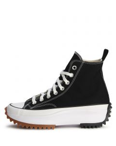 Run Star Hike Platform Canvas Black/White/Gum