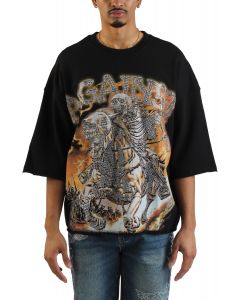 Pestilence Crop T-Shirt  Black