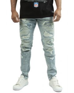 Carve Shredded Jeans  Light Blue