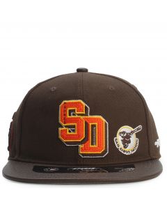 MLB San Diego Padres Strapback Hat  Brown