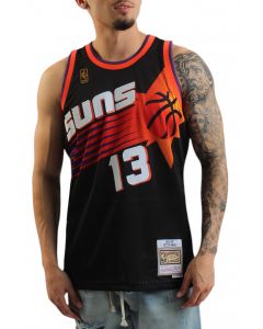 NBA Steve Nash Black Phoenix Suns 1996/97 Authentic Jersey Black