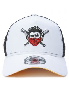 KTZ San Francisco 49ers Patch 9forty Trucker Snapback Hat in White