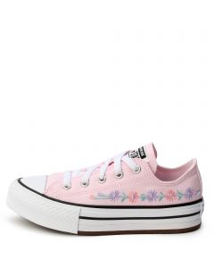 Pre-School Chuck Taylor All Star EVA Lift Platform Florals Sugar Berry/White/Black