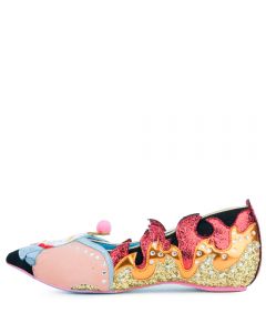 Disney's Dumbo x Irregular Choice Little Star Flats  BLACK/RED MULTI