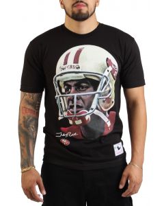 Jerry Rice San Francisco 49ers Black Real Big Face Player T-Shirt Black