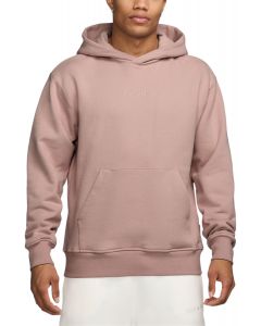 Air Jordan Wordmark Fleece Pullover Hoodie Pink Oxford