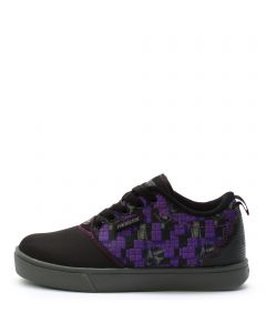 Grade School Minecraft Heelys Black/Purple