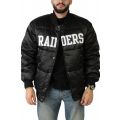 Raiders Puffer Jacket Black