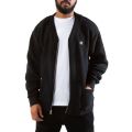 Sherpa Zip Cardigan Black