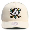 NHL Anaheim Ducks Evergreen A-frame Trucker Adjustable Fit  Off-White