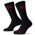 Essentials Crew Socks (3 Pairs) Black/University Red