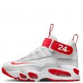(GS) Air Griffey Max 1 Pure Platinum/University Red-White
