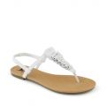 White / Tan Womens Albany-S