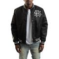 Stadium Satin Jacket Black