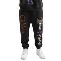 Logo Patch Embroidery Jogger  Black