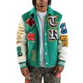 CORDUROY VARSITY JACKET Green