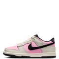 Grade-School Dunk Low  Pink Rise/Black-Lt Orewood Brn