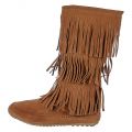 Women's Fringe Pocket Boot Cherokee-03 Tan