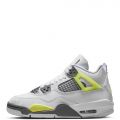 Grade-School Air Jordan 4 Retro "Light Lemon Twist White/Lt Lemon Twist-Lt Graphite