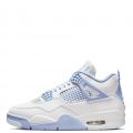Air Jordan 4 Retro "Aluminum White/Aluminum-Blue Tint-Oil Green
