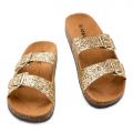 Glory-199 Sandals Gold Glitter