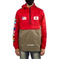 Flags Anorak Jacket Red