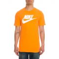 M NSW TEE ULTRA RAW HEM BRIGHT MANDARIN/WHITE
