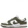 Dunk Low White/Medium Olive-White
