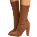 Nordic-2 Neoprene Heel Booties Brown