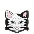 Kitty Cat Jibbitz Blk/Wht