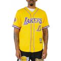 Lakers Baseball Jersey  Yellow