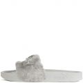 Grey Women's Rihanna Leadcat Fenty Slip On Sandal
