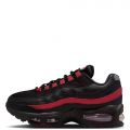 Grade-School Air Max 95 Black/Black-Team Crimson-Wolf Grey