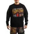 USC FIGHT ON CREWNECK black