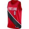 Damian Lillard Trail Blazers Statement Edition 2020 NBA Swingman Jersey University Red/Black/Lillard Damian