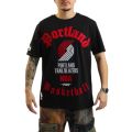 NBA PORTLAND BLAZERS OLD ENGLISH T-SHIRT  Black