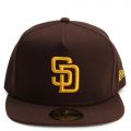 MLB San Diego Padres 59FIFTY Fitted Hat Brown