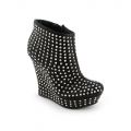 Studded Platform Dress Shoe 011 Black/Silver Black/Silver