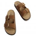 Ash-63 2-Buckle Sandal Tan