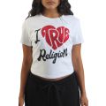I Love True Religion Baby T-Shirt  White