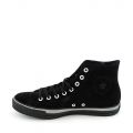 Mens All Star Leather Hi BLACK
