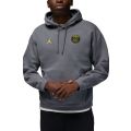Paris Saint-Germain Fleece Hoodie Light Graphite/Tour Yellow