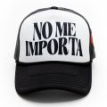 No Me Importa Trucker Hat  Black