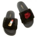 Fur Slides Black