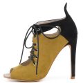 Cape Robbin Blaire-2 Olive Heeled Booties Olive