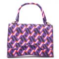 Multi Color Flap Crossbody Bag Multicolored