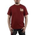 Foot X-Ray Specialist T-Shirt Burgundy